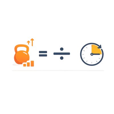 Density Protocol formula — Density equals Work divided by Time
